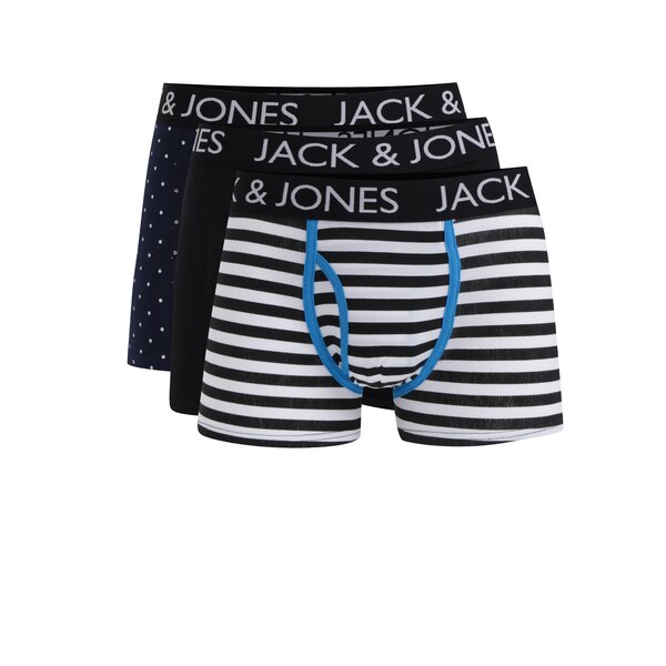 Set de 3 perechi de boxeri multcolori cu logo - Jack & Jones Hopkings