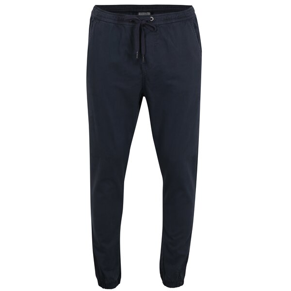 Pantaloni bleumarin sport cu talie elastica Shine Original