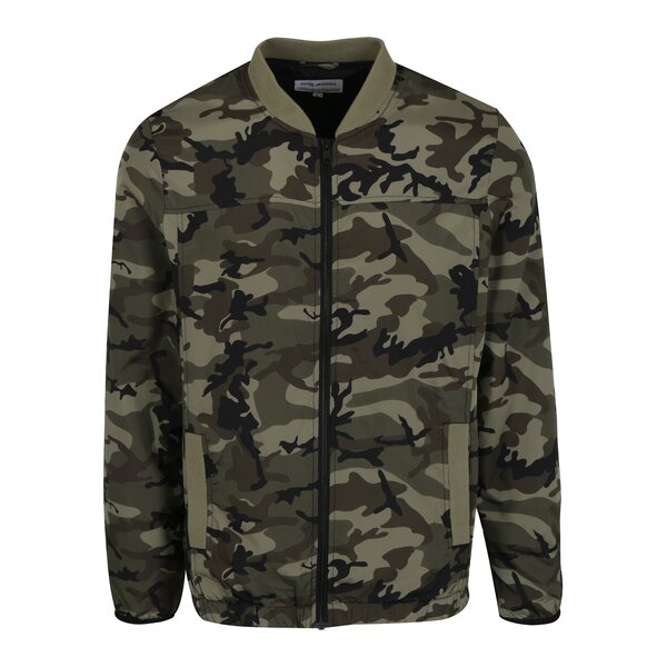 Jacheta bomber cu print camuflaj Shine Original