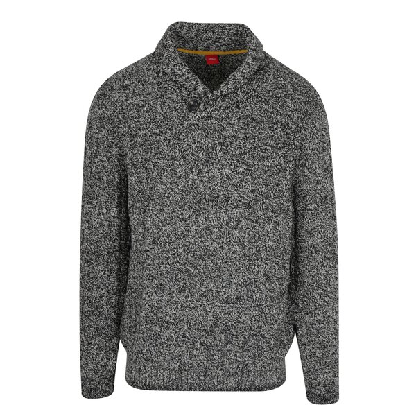 Pulover alb & negru melanj pentru barbati - s.Oliver