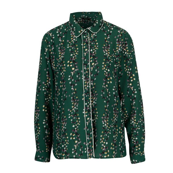 Camasa verde inchis cu print - ONLY Ditte