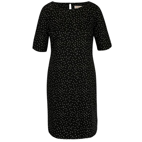 Rochie dreapta neagra cu buline - Billie & Blossom