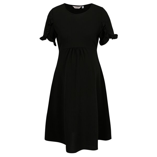 Rochie neagra cu maneci scurte pentru femei insarcinate - Dorothy Perkins Maternity