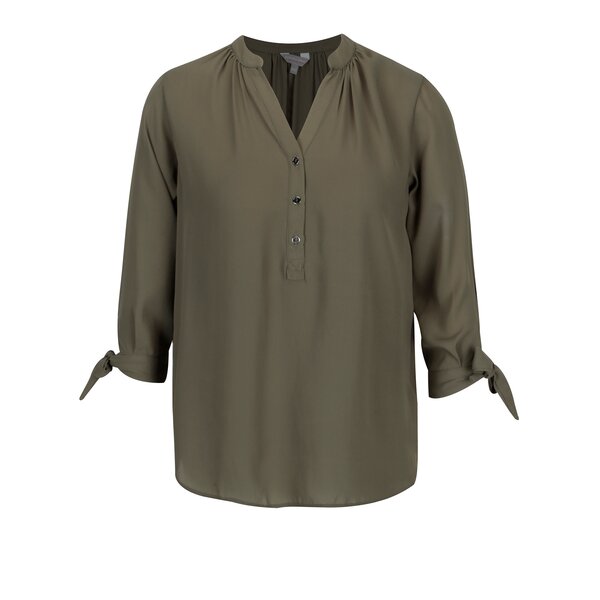 Bluza kaki cu maneci 3/4 - Dorothy Perkins Petite