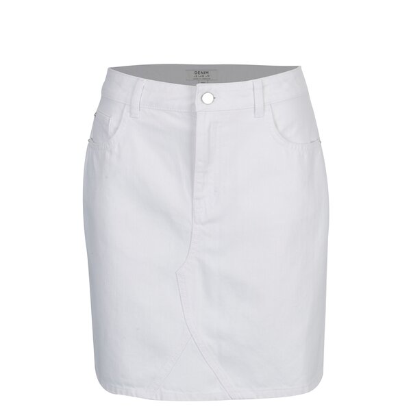 Fusa alba din denim - Dorothy Perkins