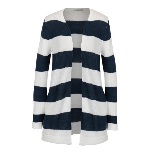 Cardigan bleumarin & alb - Hailys Liah