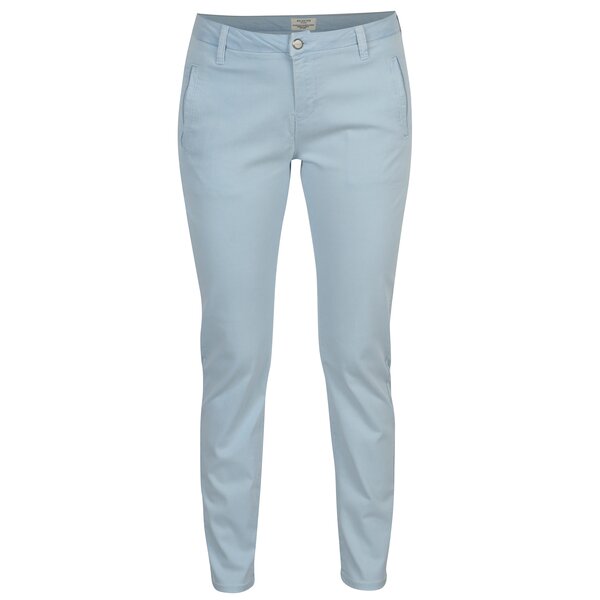 Pantaloni albastri chino Selected Femme Ingrid