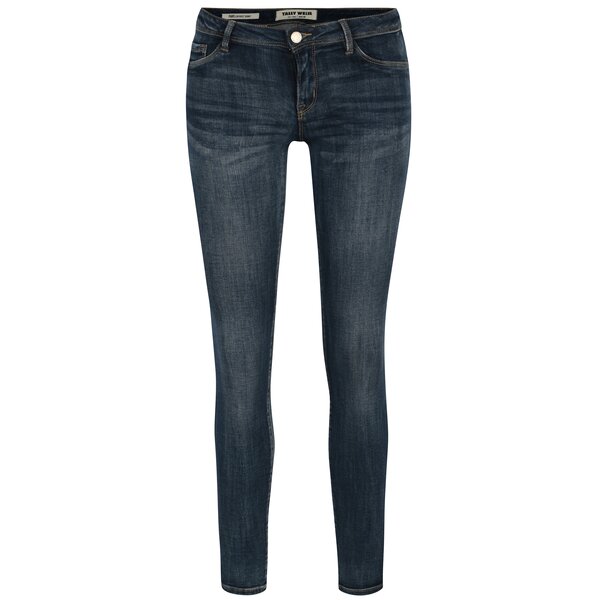 Blugi skinny albastri cu aspect prespalat - TALLY WEiJL
