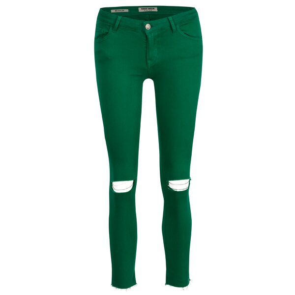 Blugi skinny verzi cu aspect deteriorat - TALLY WEiJL