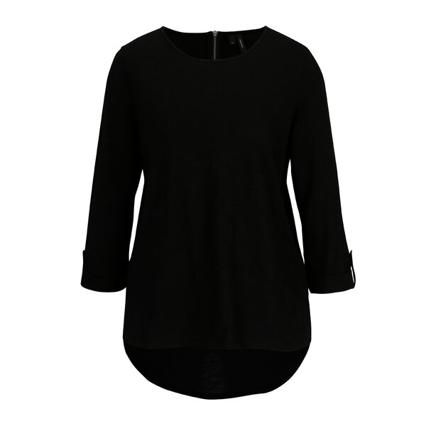 Bluza neagra cu maneci 3/4 VERO MODA Malka