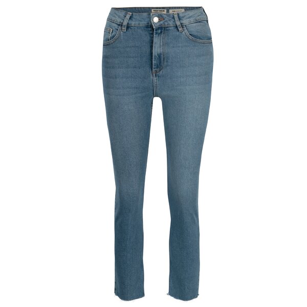 Blugi mom fit albastri cu talie inalta - TALLY WEiJL