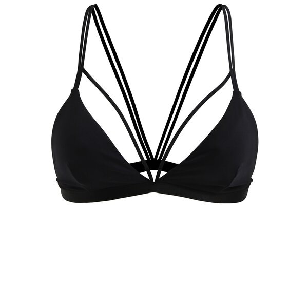 Sutien negru cu bretele decorative - Pieces Muse