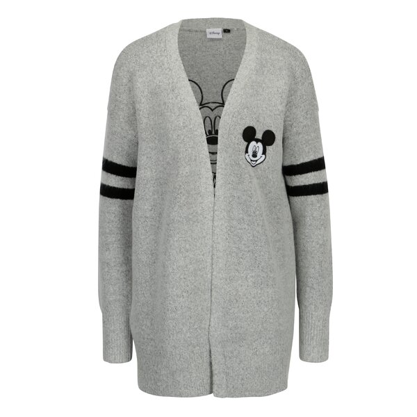 Cardigan gri cu Mickey Mouse - TALLY WEiJL