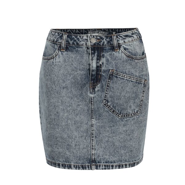 Fusta scurta din denim cu aspect prespalat - Noisy May Sophia