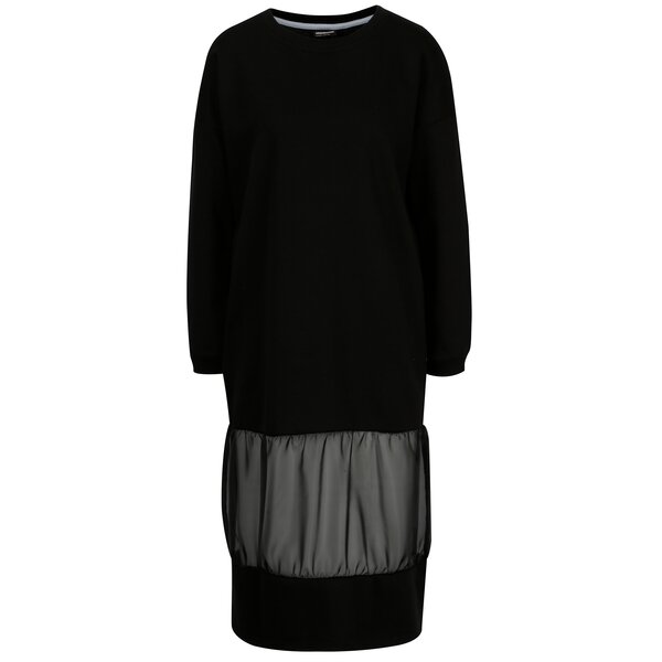 Rochie sport neagra cu insertie de tul - Noisy May Colette