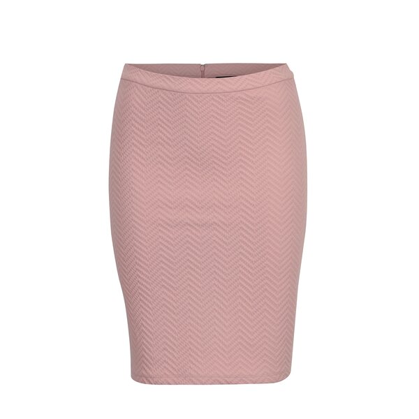 Fusta roz pal cu model geometric - VERO MODA Jazelda