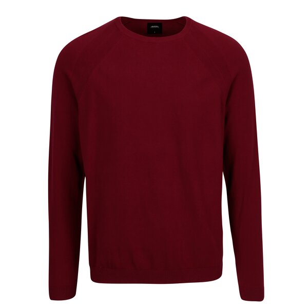 Pulover rosu clasic Burton Menswear London