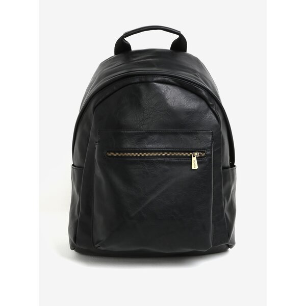 Rucsac negru din piele sintetica - Bobby Black