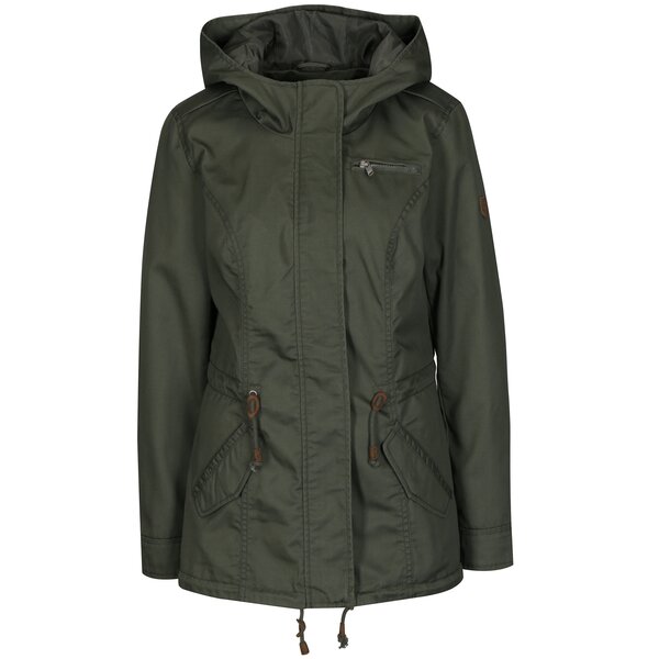 Jacheta parka kaki cu gluga ONLY New Lorca