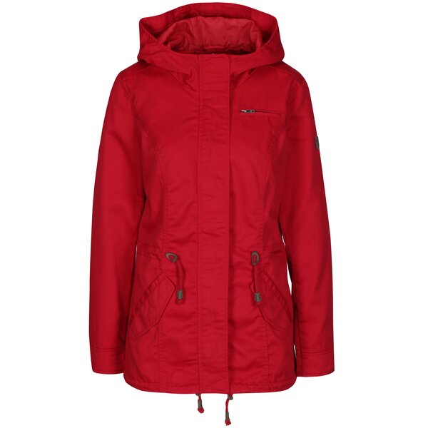 Jacheta parka rosie cu gluga ONLY New Lorca