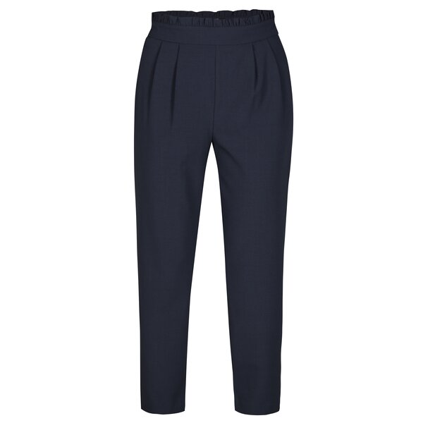 Pantaloni gri albastrui cu volane ONLY Roma