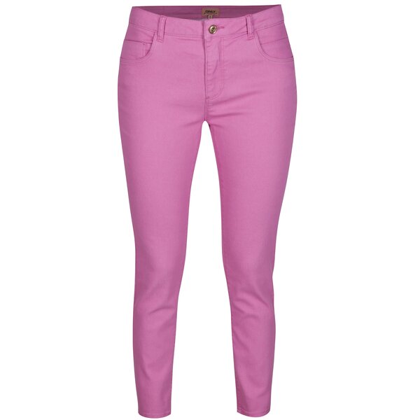Blugi push-up roz cu talie medie ONLY Dylan