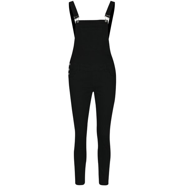 Salopeta neagra din denim ONLY Kim Witty