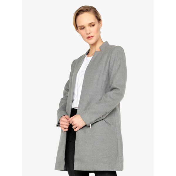 Pardesiu gri fara inchidere MISSGUIDED