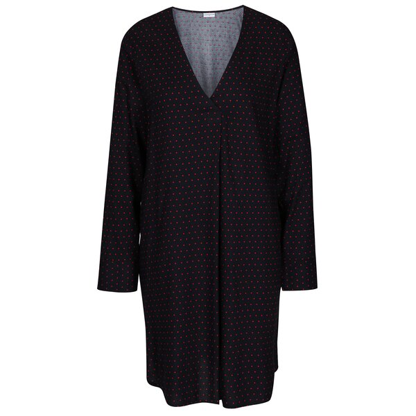 Rochie bleumarin cu buline rosii Jacqueline de Yong Anna
