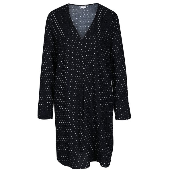 Rochie bleumarin cu buline albe Jacqueline de Yong Anna