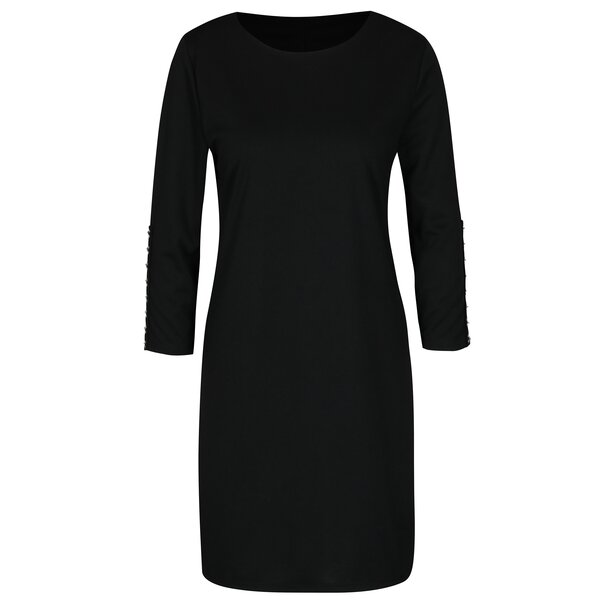 Rochie neagra cu detalii decorative pe maneci - ONLY Mette