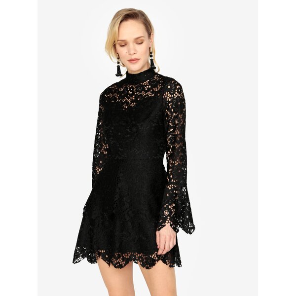 Rochie neagra din dantela - MISSGUIDED
