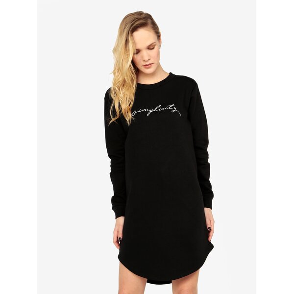 Rochie sport neagra cu text brodat - Jacqueline de Yong Tori