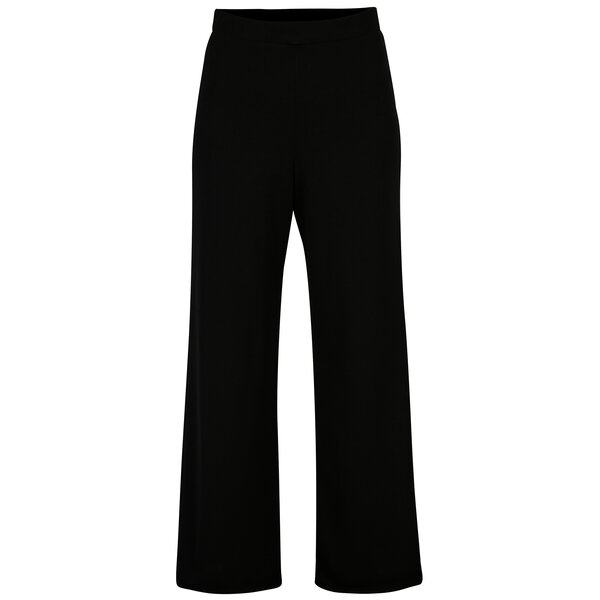 Pantaloni negri evazati cu talie inalta - Miss Selfridge