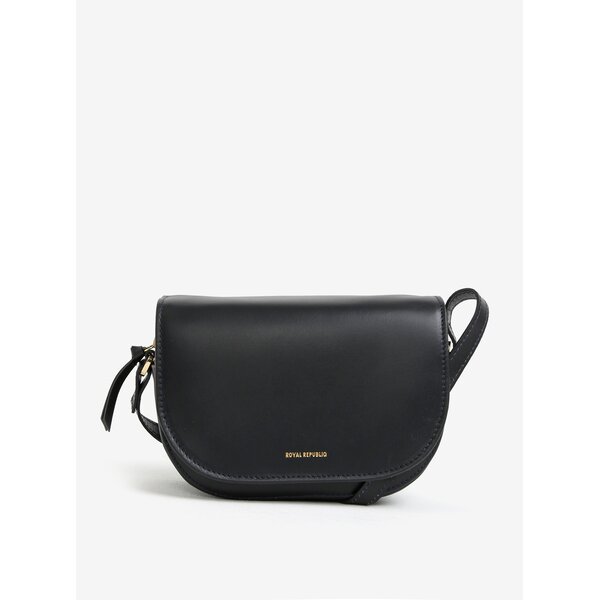 Geanta mica neagra din piele - Royal RepubliQ Raf Curve