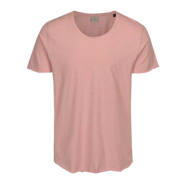 Tricou basic roz melanj Jack & Jones Bas
