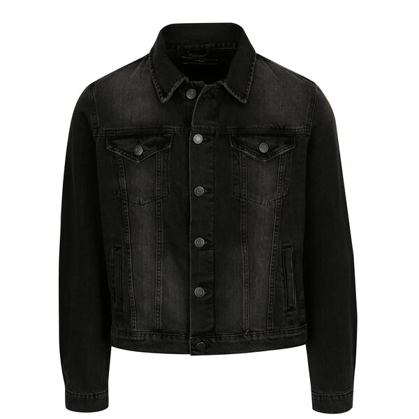 Jacheta gri inchis din denim - Selected Homme Jeffrey