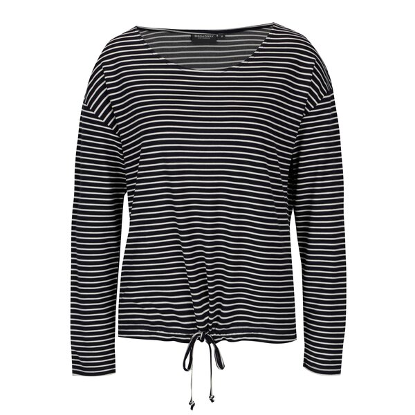 Bluza bleumarin cu dungi si snur ajustabil Broadway Alicenne