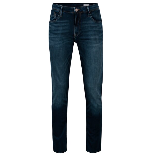 Blugi bleumarin regular fit cu aspect prespalat pentru barbati - Cross Jeans Jimi