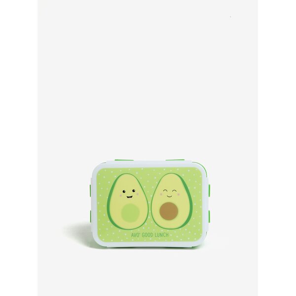 Cutie verde pentru pranz cu print avocado - Sass & Belle