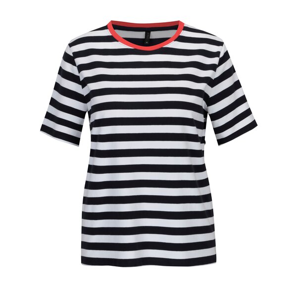 Tricou in dungi bleumarin cu alb ONLY Live Love