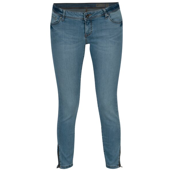 Blugi albastrii skinny cu aspect prespalat - VERO MODA Five