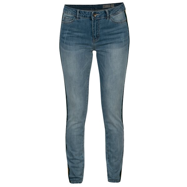Blugi albastri skinny cu aspect prespalat - VERO MODA Seven