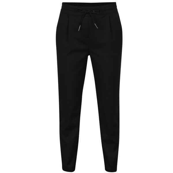 Pantaloni conici negri cu talie elastica - VERO MODA Rory