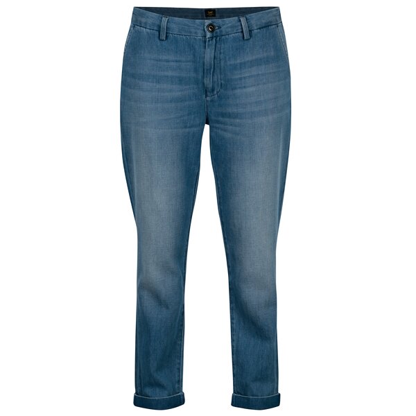 Blugi chino albastri slim fit pentru femei - Lee