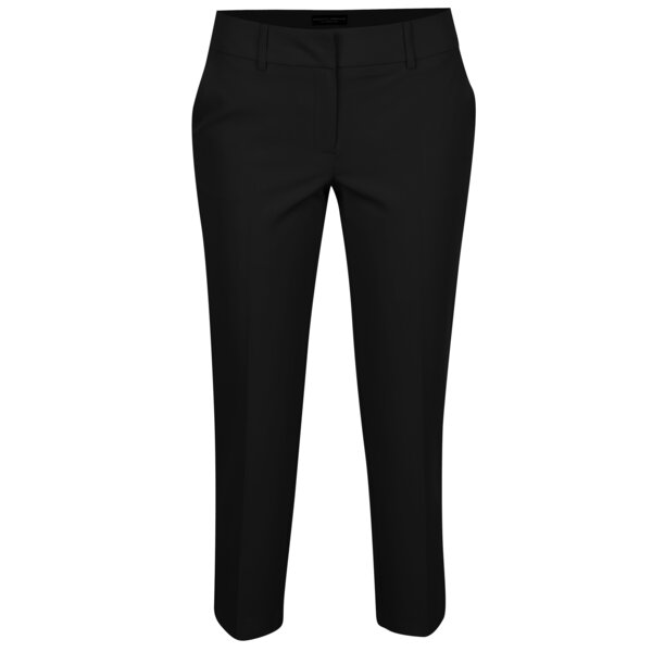 Pantaloni negri cu talie joasa si buzunare - Dorothy Perkins