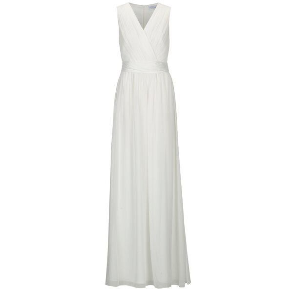 Rochie lunga crem cu decolteu suprapus - Showcase by Dorothy Perkins
