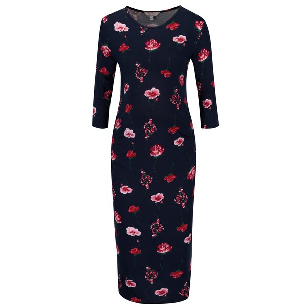 Rochie bodycon bleumarin cu print floral pentru femei insarcinate - Dorothy Perkins Maternity