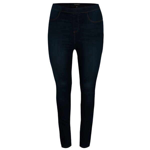 Jeggings bleumarin cu talie inalta - Dorothy Perkins Curve