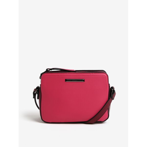 Geanta crossbody bordo&roz - Gionni Abbie